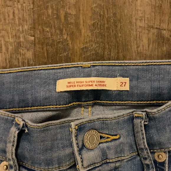 Levi’s Mile High Super Skinny Jeans - Picture 4 of 5